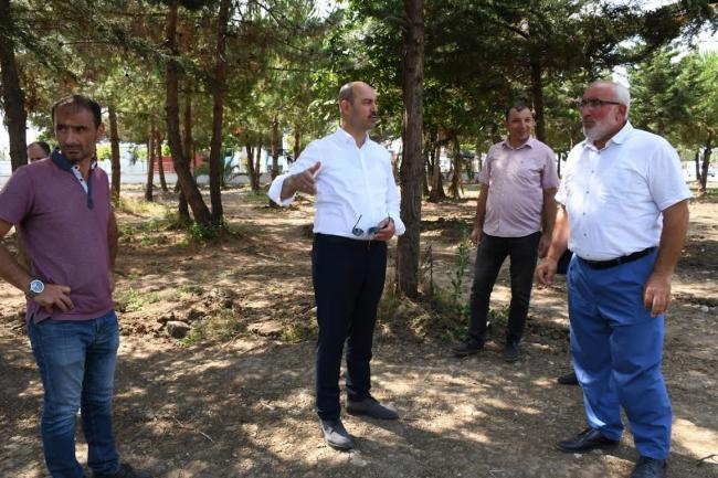 Başkan Kılıçtan yeni yaşam alanında inceleme