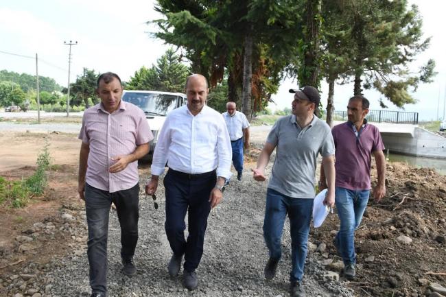 Başkan Kılıçtan yeni yaşam alanında inceleme