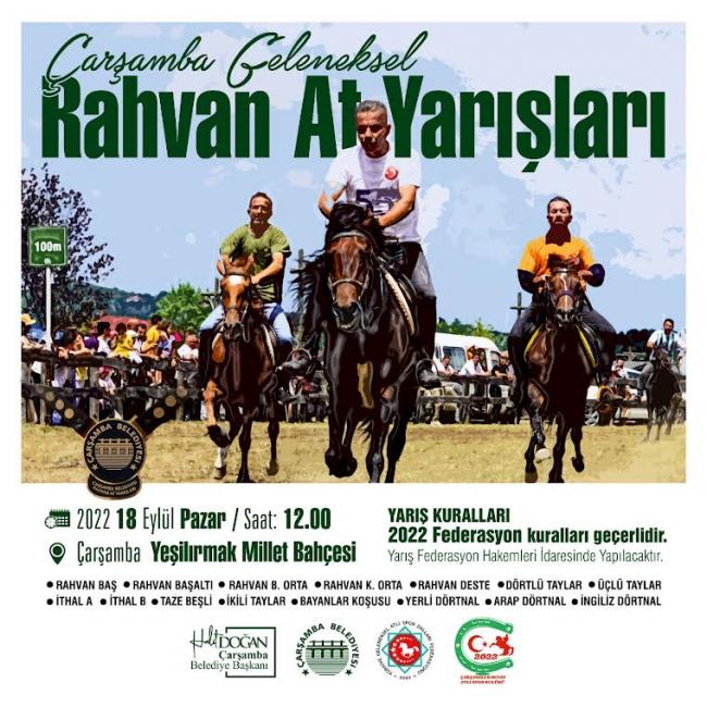 Çarşamba’da geleneksel Rahvan At Yarışları: Toplam ödül 151 bin lira