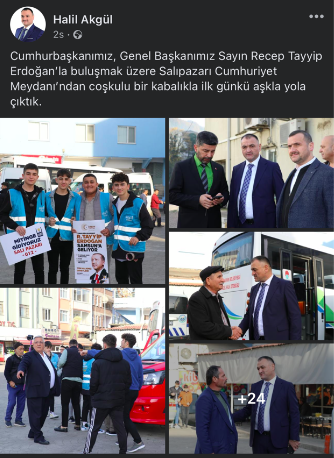 Samsun’da AK Partili belediye başkanları Erdoğan’ın mitingine otobüslerle insan taşıdı!