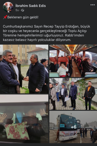 Samsun’da AK Partili belediye başkanları Erdoğan’ın mitingine otobüslerle insan taşıdı!