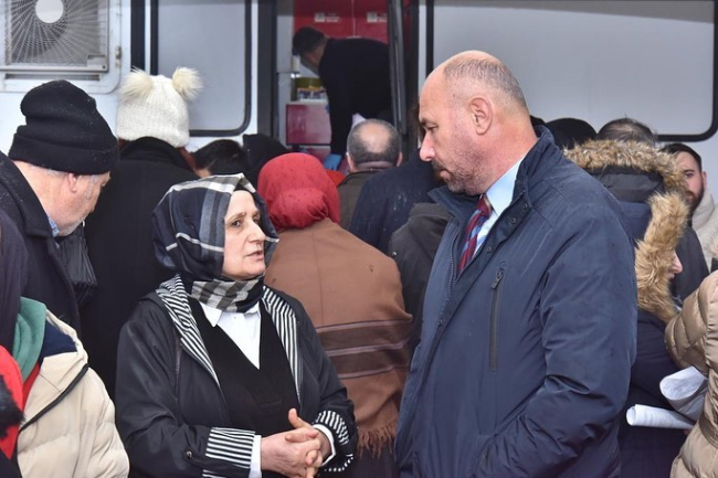 Depremzeler için kan bağışı seferberliği: Samsun’da sıraya girdiler