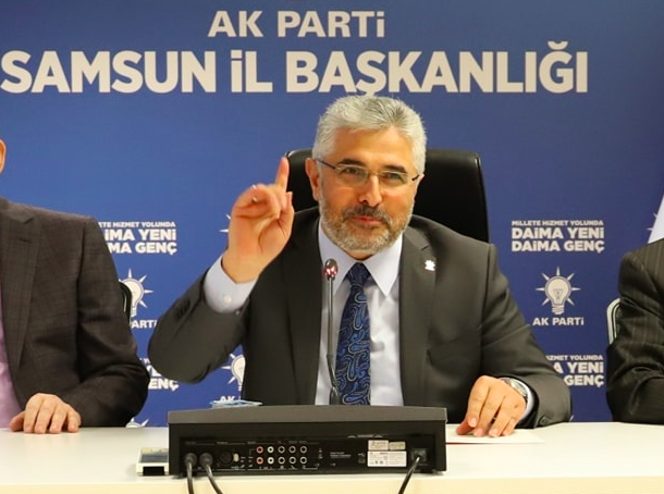 AK Parti Samsun İl Başkanı Ersan Aksu aday adaylığı için istifa etti