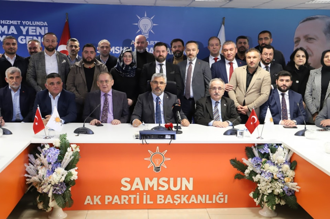 AK Parti Samsun İl Başkanı Ersan Aksu aday adaylığı için istifa etti
