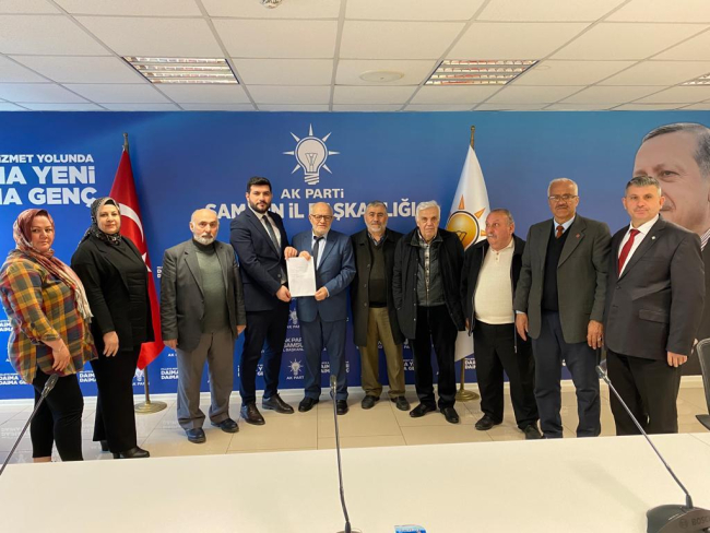 Adem Vural AK Parti Samsun Milletvekili aday adayı oldu