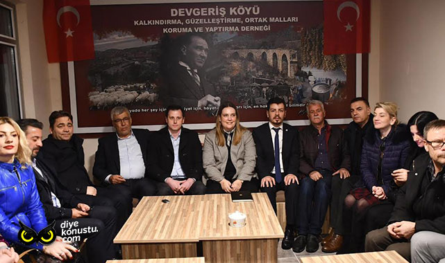 İYİ Parti Milletvekili adayı Tüfekci’ye coşkulu karşılama