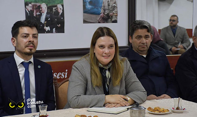 İYİ Parti Milletvekili adayı Tüfekci’ye coşkulu karşılama