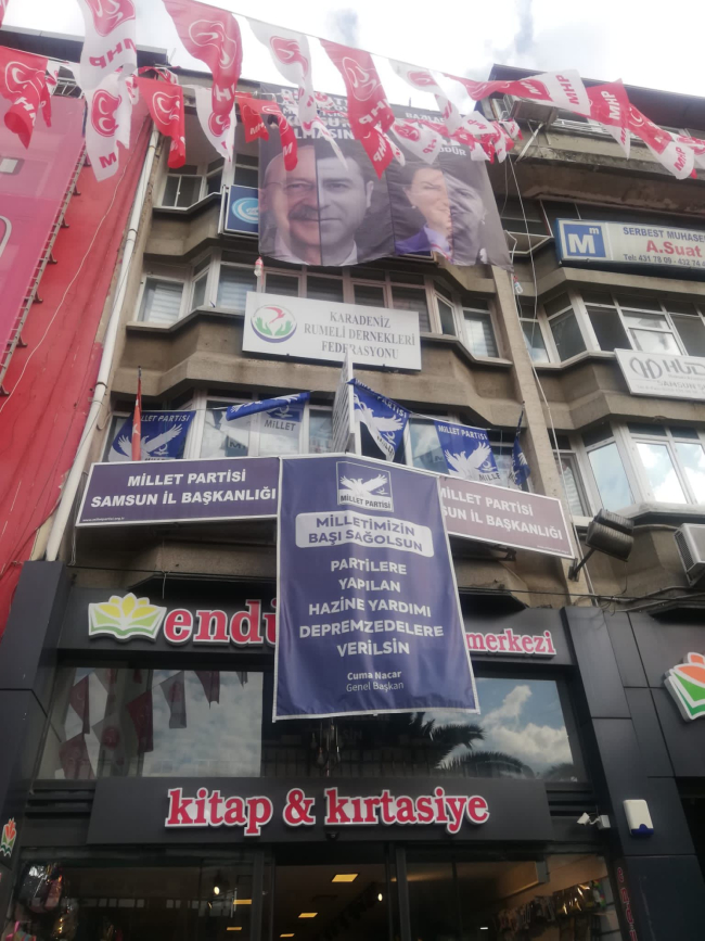 CHP ve İYİ Parti’ye Samsun’da PKK göndermesi!