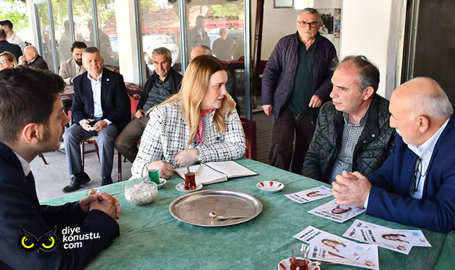 İYİ Partili Tüfekci Bafra kırsalında vatandaşla buluştu