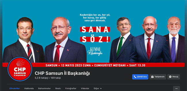 Samsun’da Cuma vakti CHP mitingi: Meteorolojiden sağanak yağış uyarısı da var