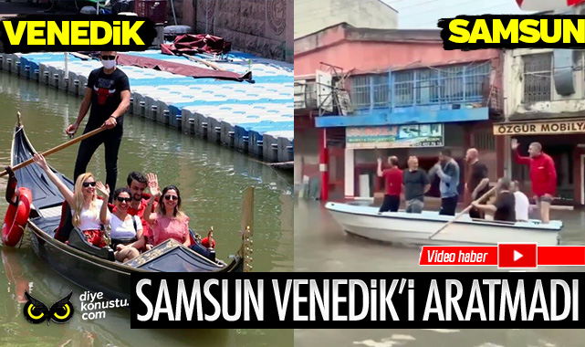 AKP’li belediye Samsun’da otoparkçılığa mı başladı? Esnaf kayıkla işe gidiyor, SASKİ’nin kiralık araçları otoparkta yatıyor