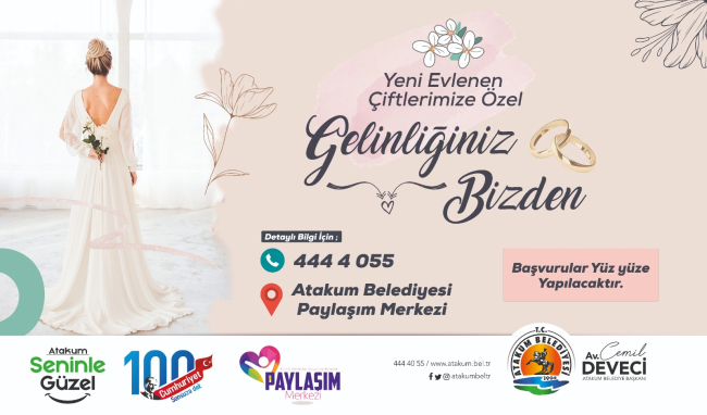 CHP’li belediyeden Samsun’da ücretsiz gelinlik desteği