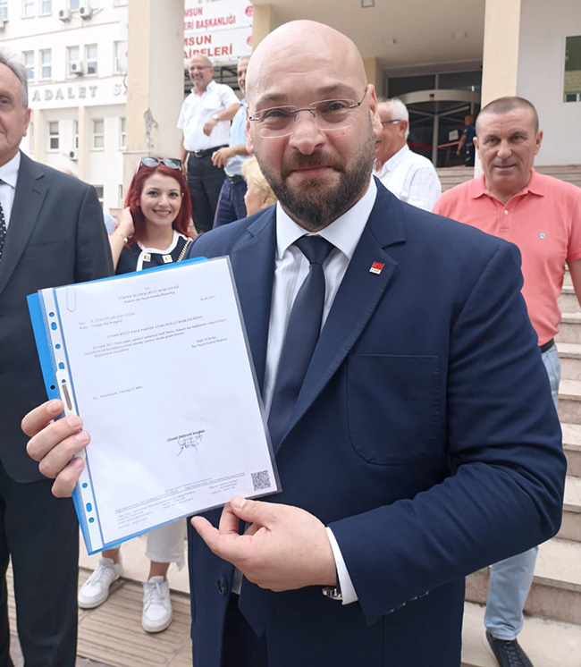 Serhat Türkel görevi devraldı: CHP Atakum’da yeni dönem