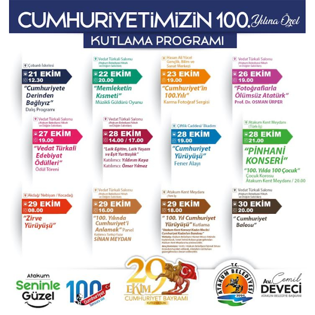 CHP’li belediyeden Samsun’da dolu dolu program… Cumhuriyet’in 100. yılı özel kutlanacak