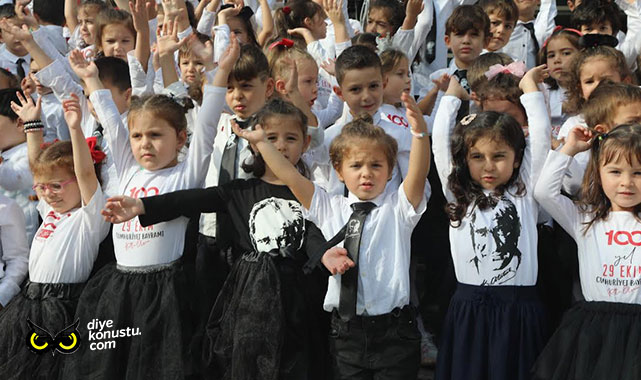 Cumhuriyet çocuklarının 100. yıl coşkusu