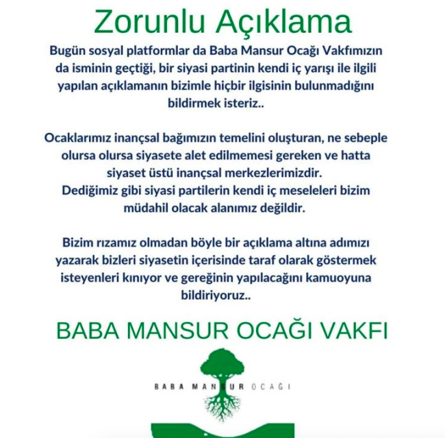 Alevilerden destek karmaşası… Kafaları karıştıran açıklama!