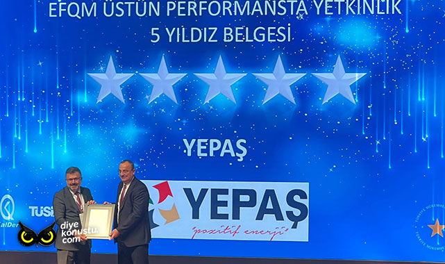YEPAŞ’a 5 yıldızlı ödül…