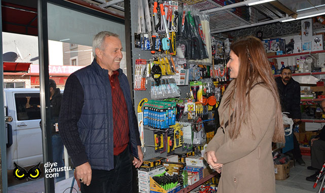 Gamze Özatılgan’dan esnaf turu… “İlçem için yapacak çok işim var”