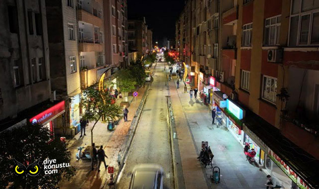 Terme aydınlandı… Başkan Kılıç: Değerlerimizi caddelerimize yansıttık