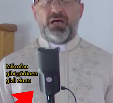 Ali Erbaş fena yakalandı!