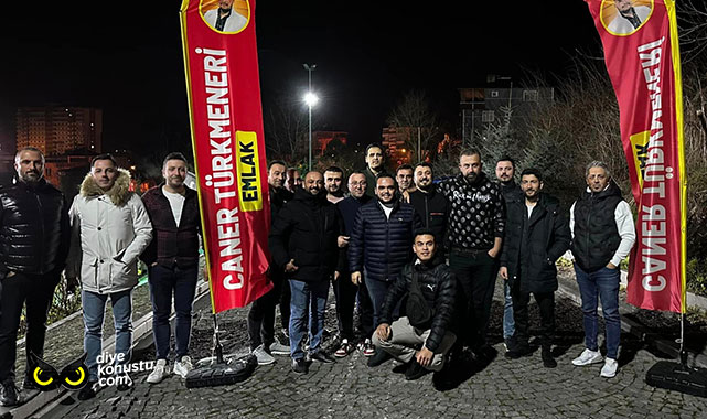 Yeni yıla tam kadro girdiler: Caner Türkmeneri Emlak Ailesi yılbaşı yemeğinde buluştu