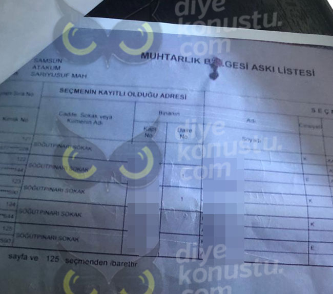Muhtardan nakil hilesi… 9 hanelik köydeki seçmen sayısını 125’e çıkartmış…