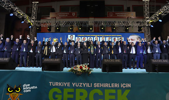 Erdoğan’dan Samsun’a gece-gündüz çalışın talimatı… Cumhur İttifakı’nın adayları tanıtıldı…