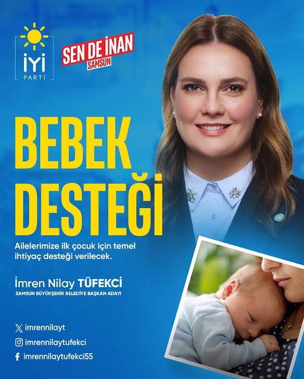 Tüfekci’den 25 bin lira evlilik ve bebek desteği