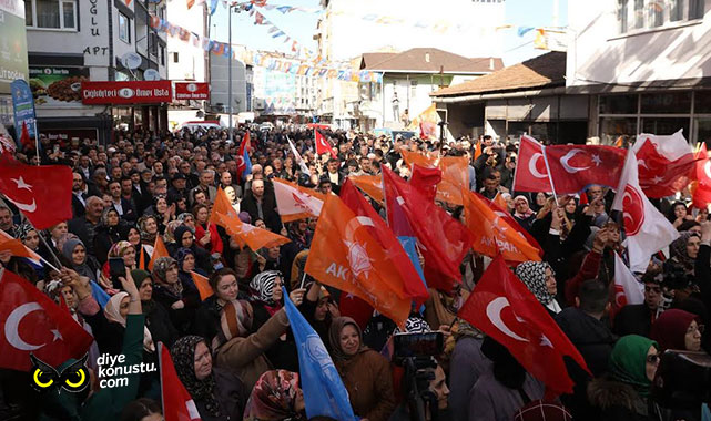 Çarşamba'da miting gibi SKM açılış