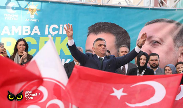 Çarşamba'da miting gibi SKM açılış