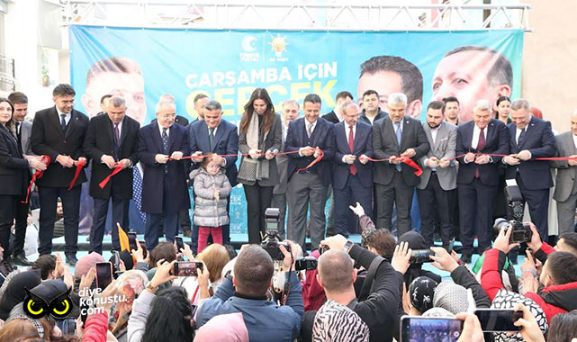 Çarşamba'da miting gibi SKM açılış
