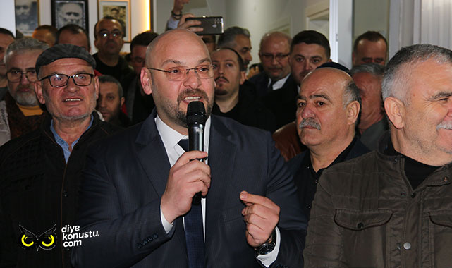 Miting gibi buluşma… Serhat Türkel’e sevgi seli…