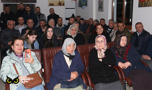 Miting gibi buluşma… Serhat Türkel’e sevgi seli…