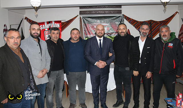 Miting gibi buluşma… Serhat Türkel’e sevgi seli…
