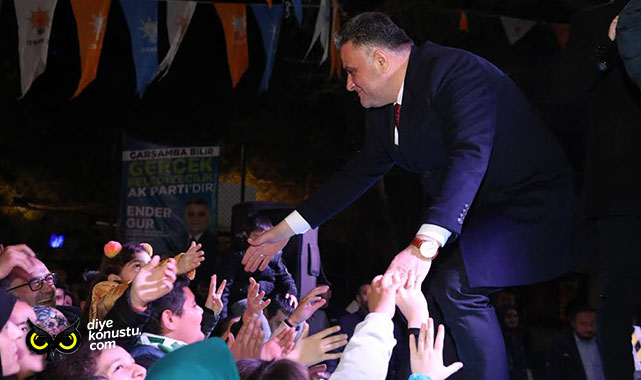Ender Gür’den coşkulu miting: Her kesime eşit hizmet götüreceğiz