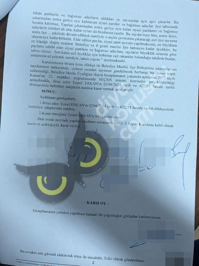 AKP ve İP’in Atakum’da seçim itirazına ret kararı… CHP’li Türkel, ikisinin toplamından fazla oy almıştı…