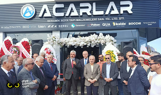 Atakum’da açıldı… Acarlar Seramik Boya Yapı Malzemeleri yeni şubesi hizmette…