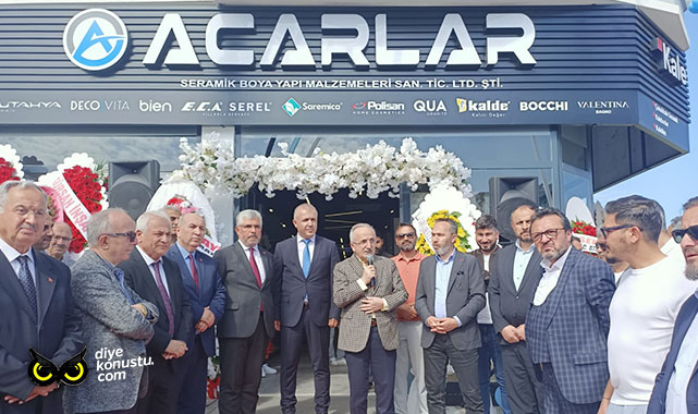 Atakum’da açıldı… Acarlar Seramik Boya Yapı Malzemeleri yeni şubesi hizmette…