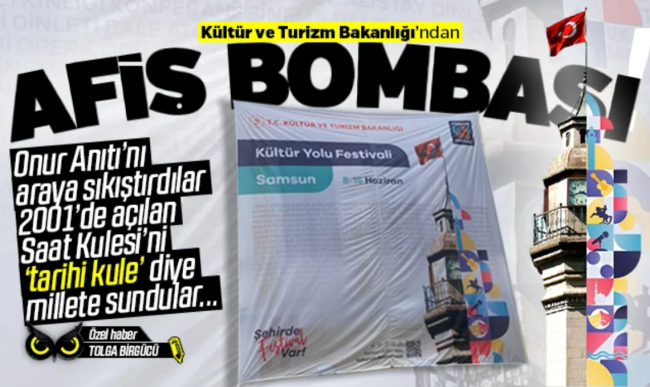 Haberimiz sallamaya devam ediyor…. Bakın Atatürk Anıtı’nı neden ikinci plana atmışlar?