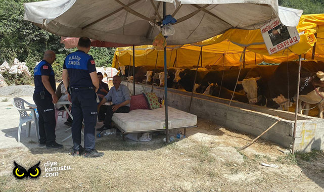 Zabıtadan klasik Kurban Bayramı denetimi