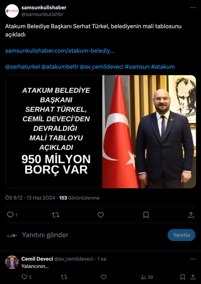 Cemil Deveci’den borç açıklayan Serhat Türkel’e şoke eden çıkış: Yalancının…