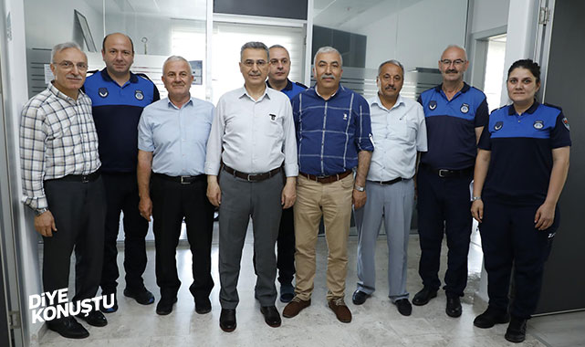 Personelle bayramlaştı… Başkan Kurnaz’dan mesaj…
