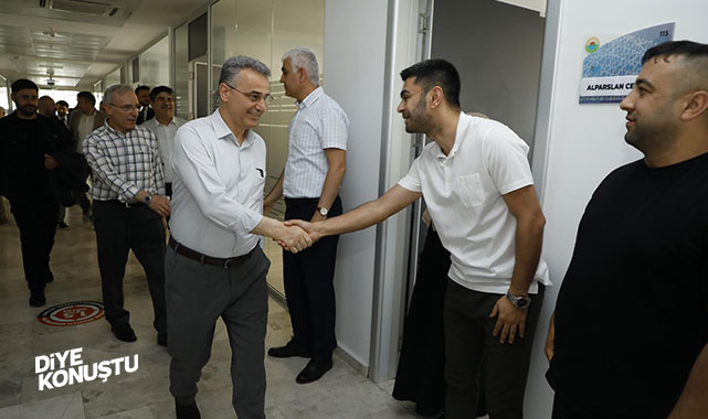 Personelle bayramlaştı… Başkan Kurnaz’dan mesaj…