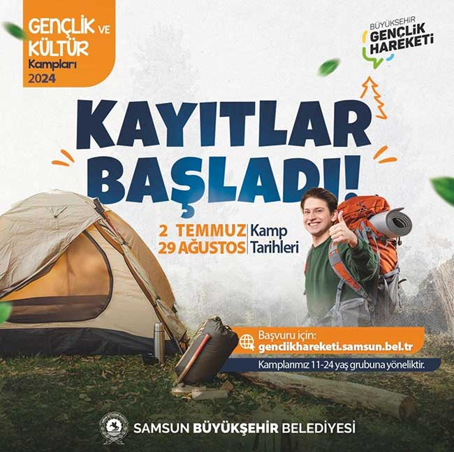 Samsun’da kamp başlıyor! Başkan Doğan gençlere seslendi…