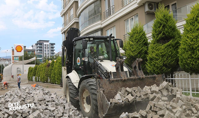 Atakum’da hizmet teyakkuzu… Sokak sokak çalışma…