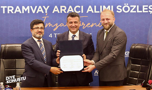 İmzalar atıldı… Samsun’a 10 tramvay alındı…