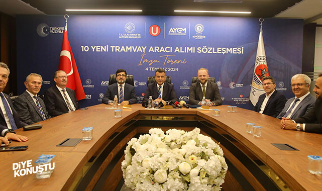 İmzalar atıldı… Samsun’a 10 tramvay alındı…