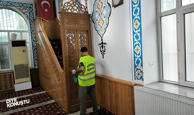 Her gün bir cami temizliyorlar… Başkan Kurnaz’dan Ramazan ve bayram vurgusu…