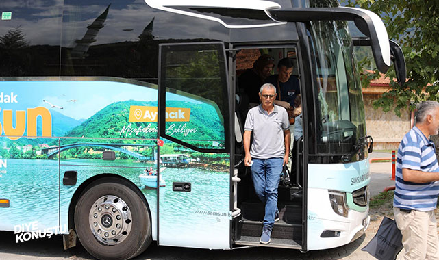 Samsun turizminde yeni hizmet: ODAK otobüsleri kontağa bastı