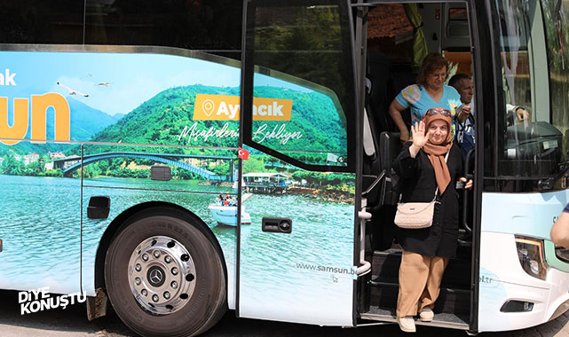 Samsun turizminde yeni hizmet: ODAK otobüsleri kontağa bastı